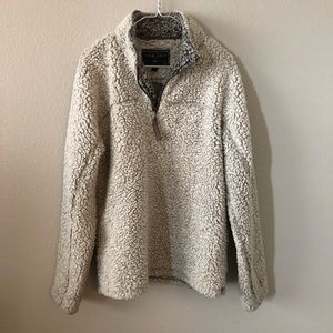 True Grit frosty tipped fleece pullover